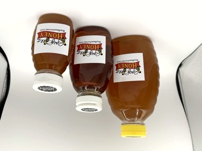 Bay Beez honey in three sizes