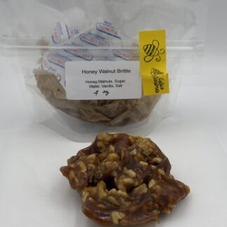 Honey Walnut Brittle, 4oz bagged
